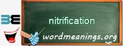 WordMeaning blackboard for nitrification